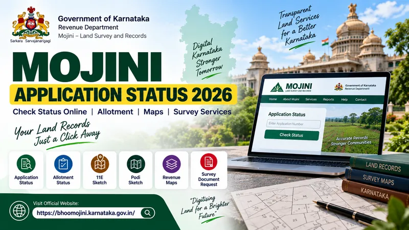 Mojini Application Status 2026: Check Application Status Online, Login and Land Survey Details