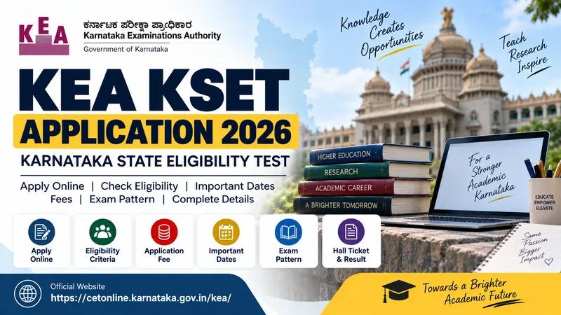 KEA KSET Application 2026: Apply Online, Eligibility, Fee, Dates and Exam Details